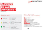 Samaritains Que faire en cas
